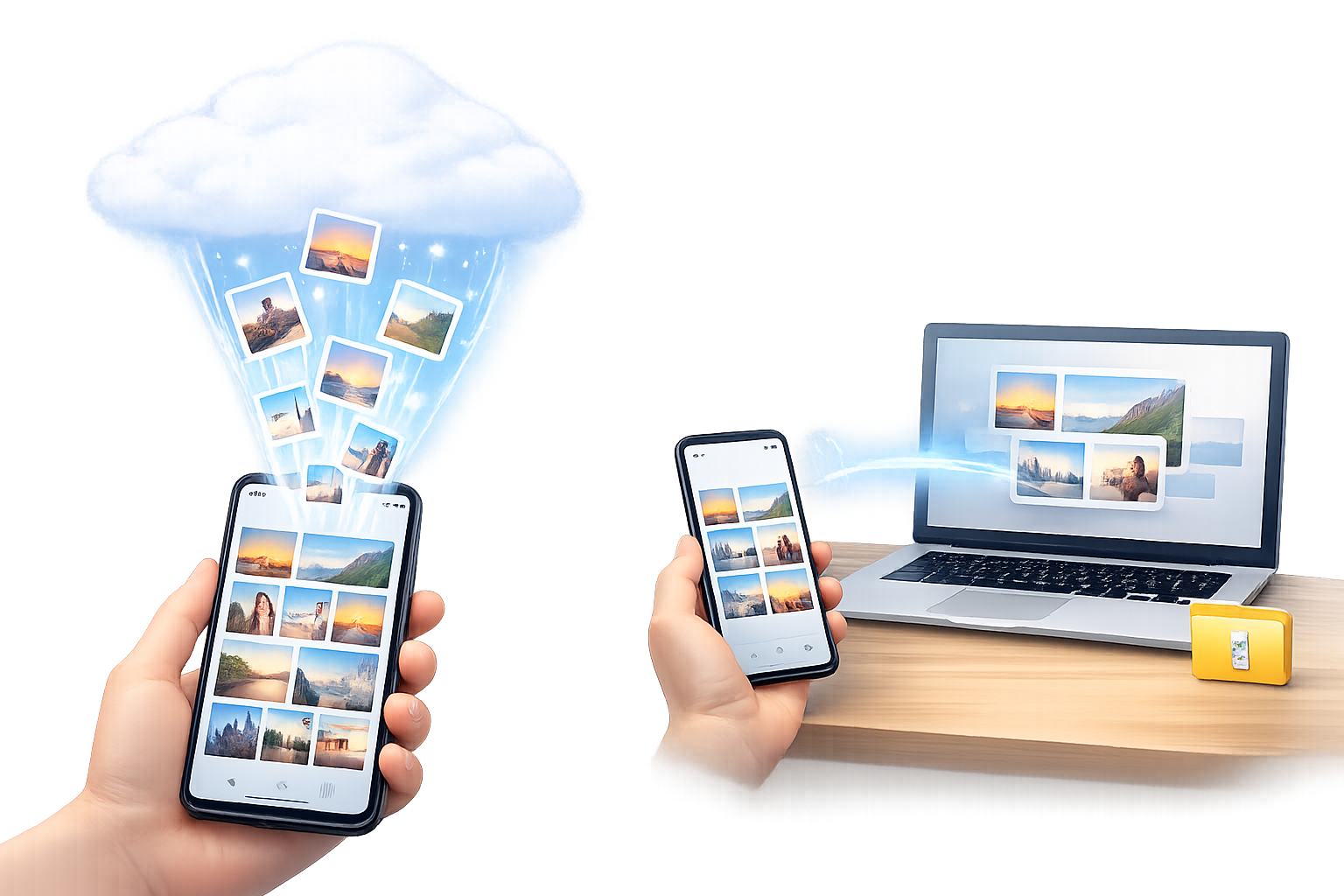 Облачко — выгрузка в облако и на компьютер